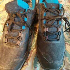 adidas Men's Black and Teal Athletic Shoes